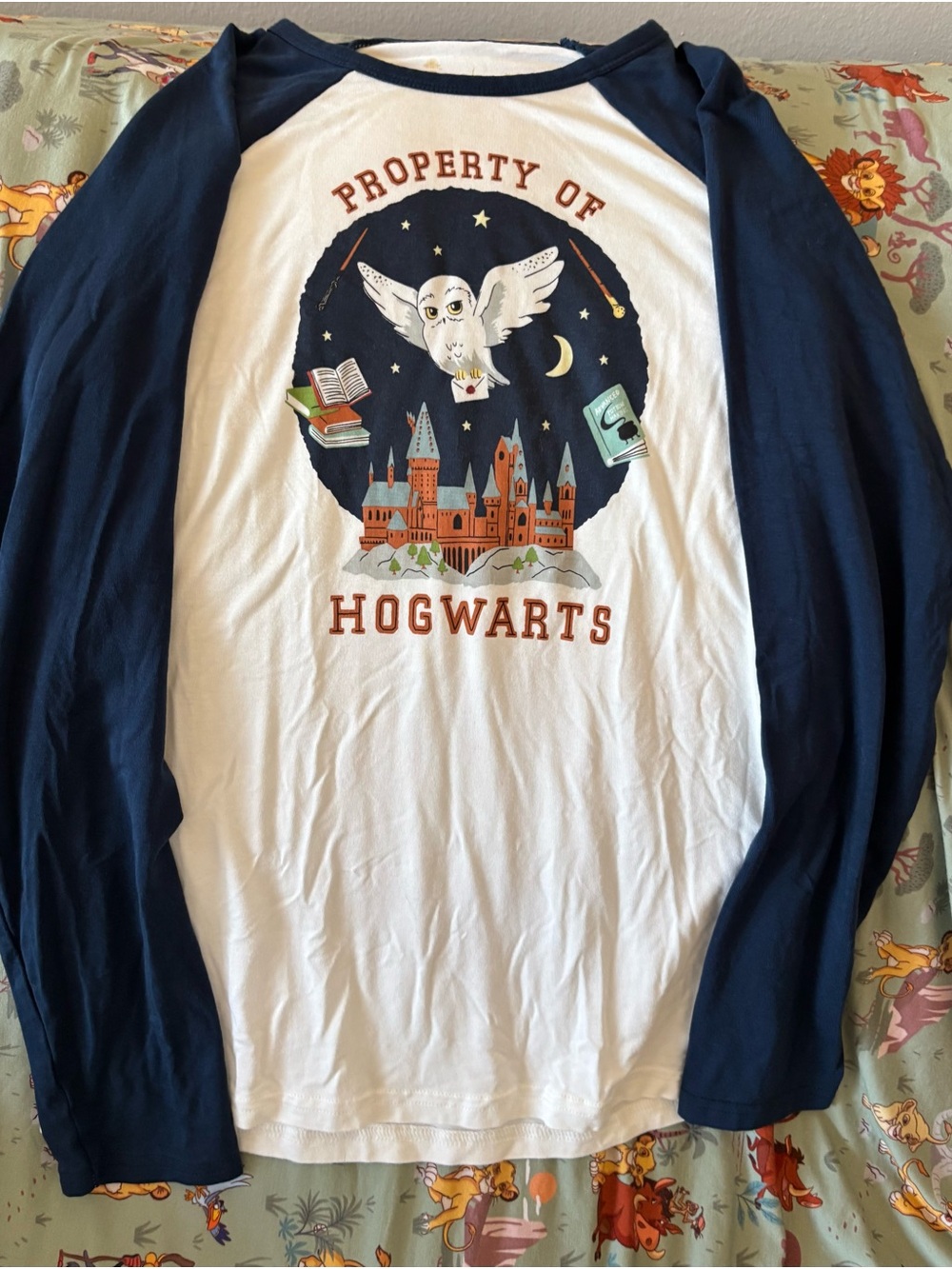 Little sleepies HP Hogwarts Shirt